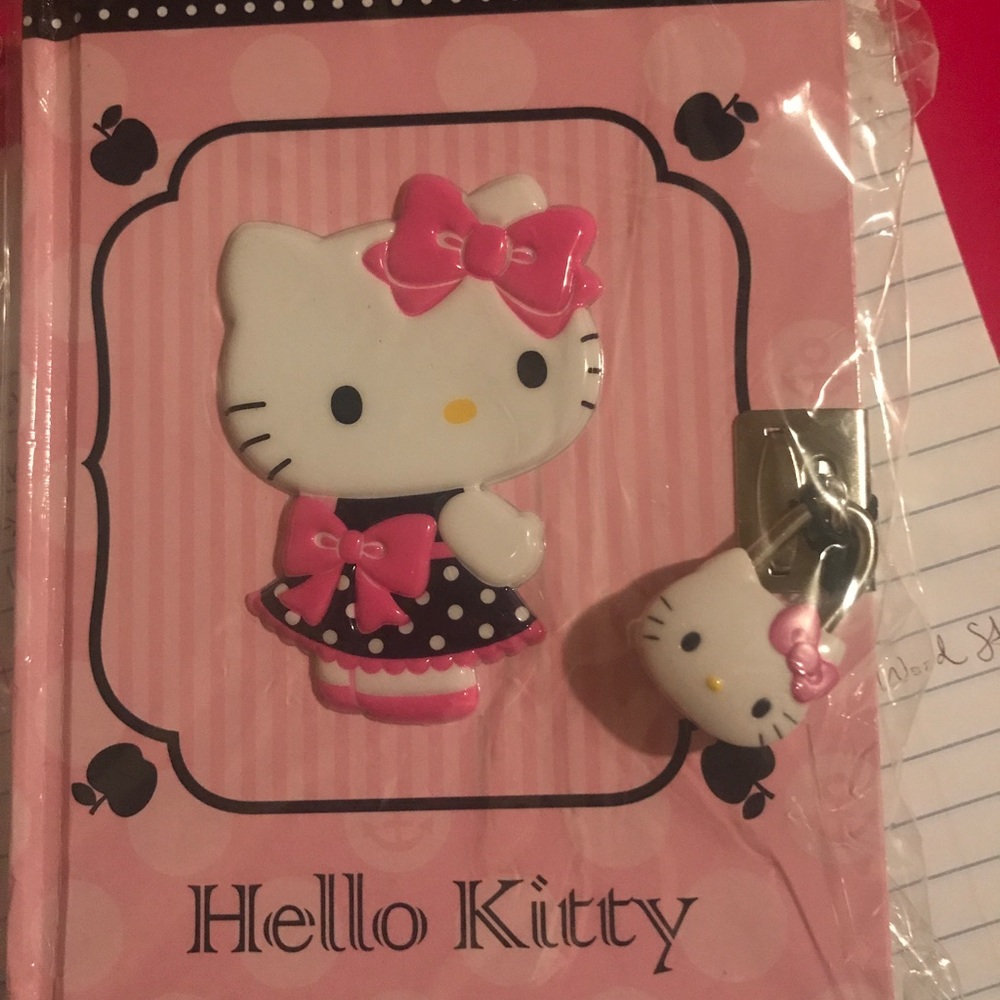 Small notebook with lock and key